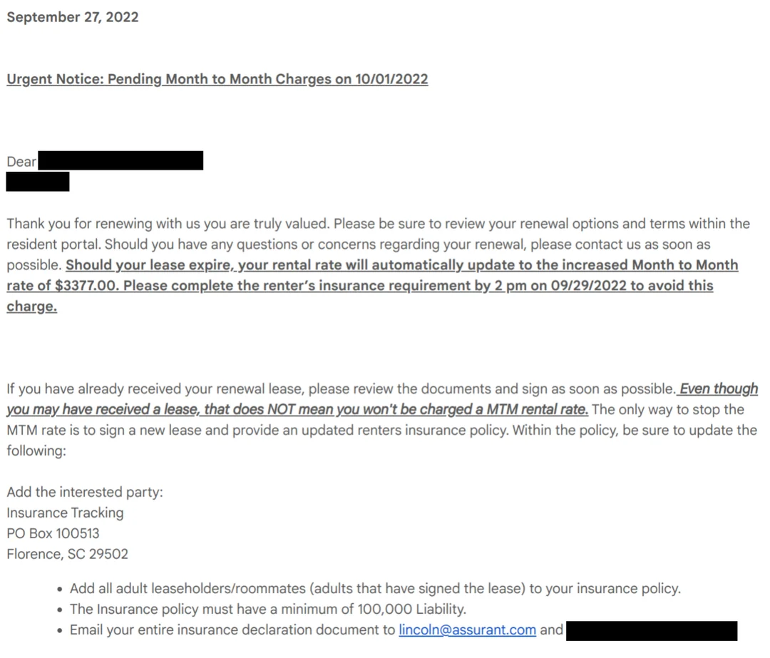 1K cause you didn't buy their insurance